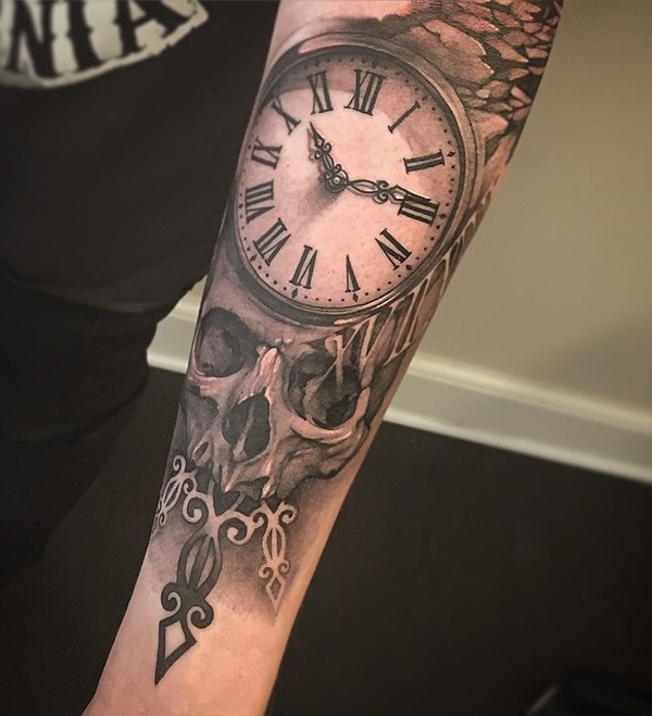 Significado de tatuaje de reloj con numeros romanos sale