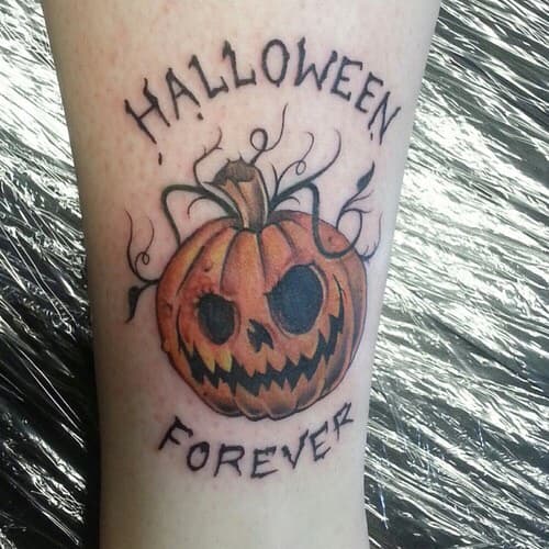 18 Pumpkin Tattoo Ideas To Repeat - Styleoholic