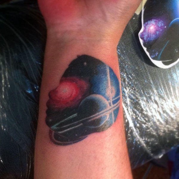 tatuaje de planetas