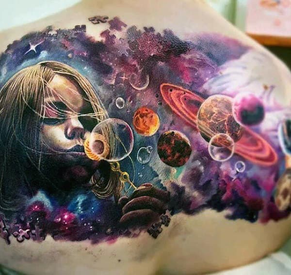 tatuaje del cosmos