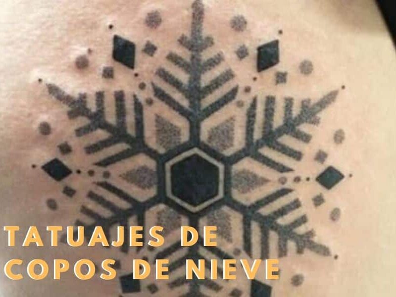 Tatuajes copo de nieve
