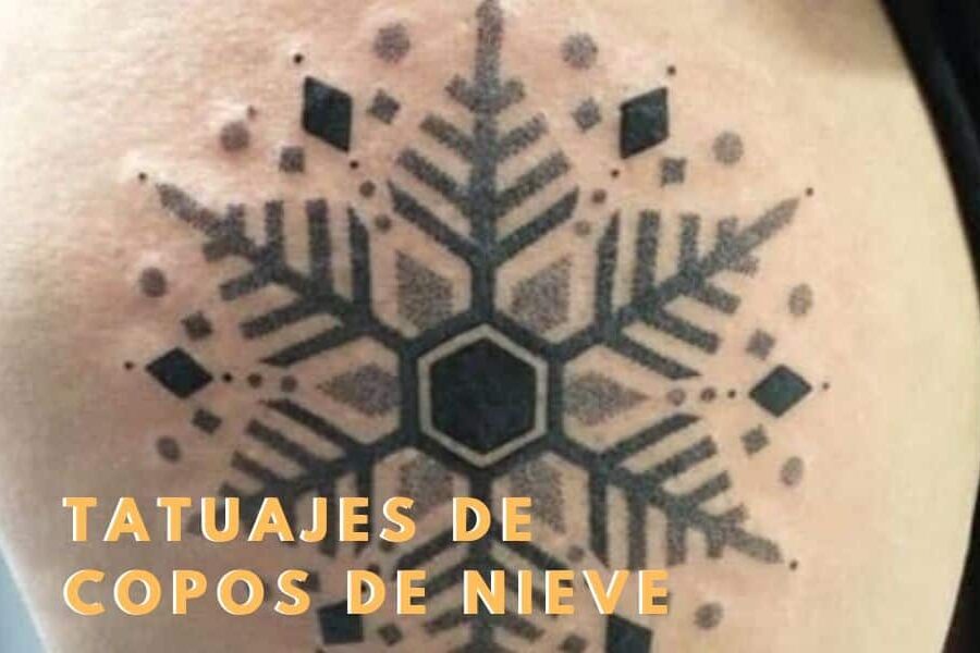 Tatuajes copo de nieve