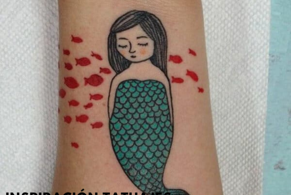 Inspiración de tatuajes de sirena