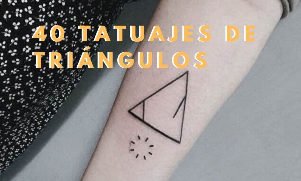 🔺 🔻 Tatuajes de Triángulos: sencillez y simbología 🔻🔺