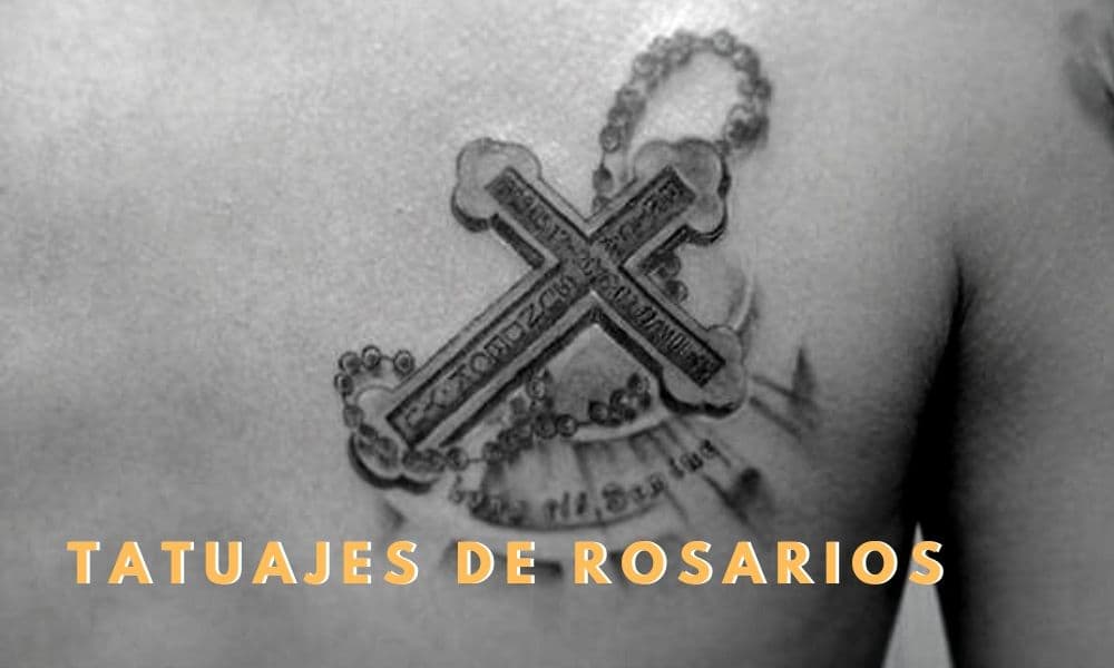 Tatuajes de rosarios: protección y fe